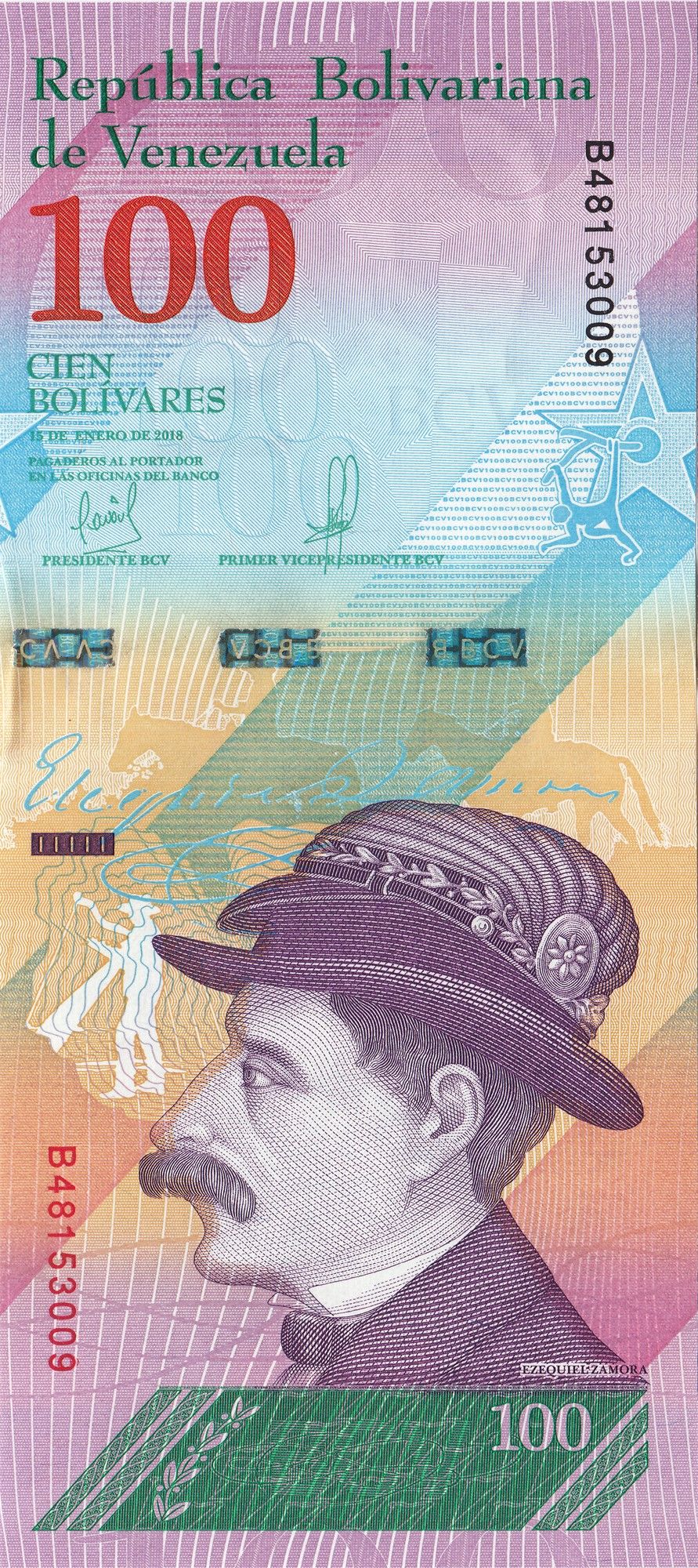 100 bolívares